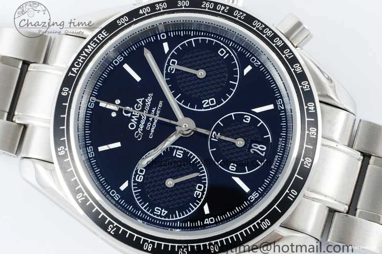 0414 Speedmaster Racing Master SS HKF Best Edition Black Dial on SS Bracelet A Versatile 7810